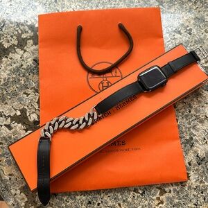 Hermes Apple Watch 38/41 mm gourmet chain double wrap band